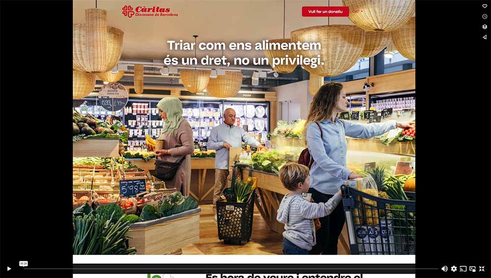 Càritas: branding y activación