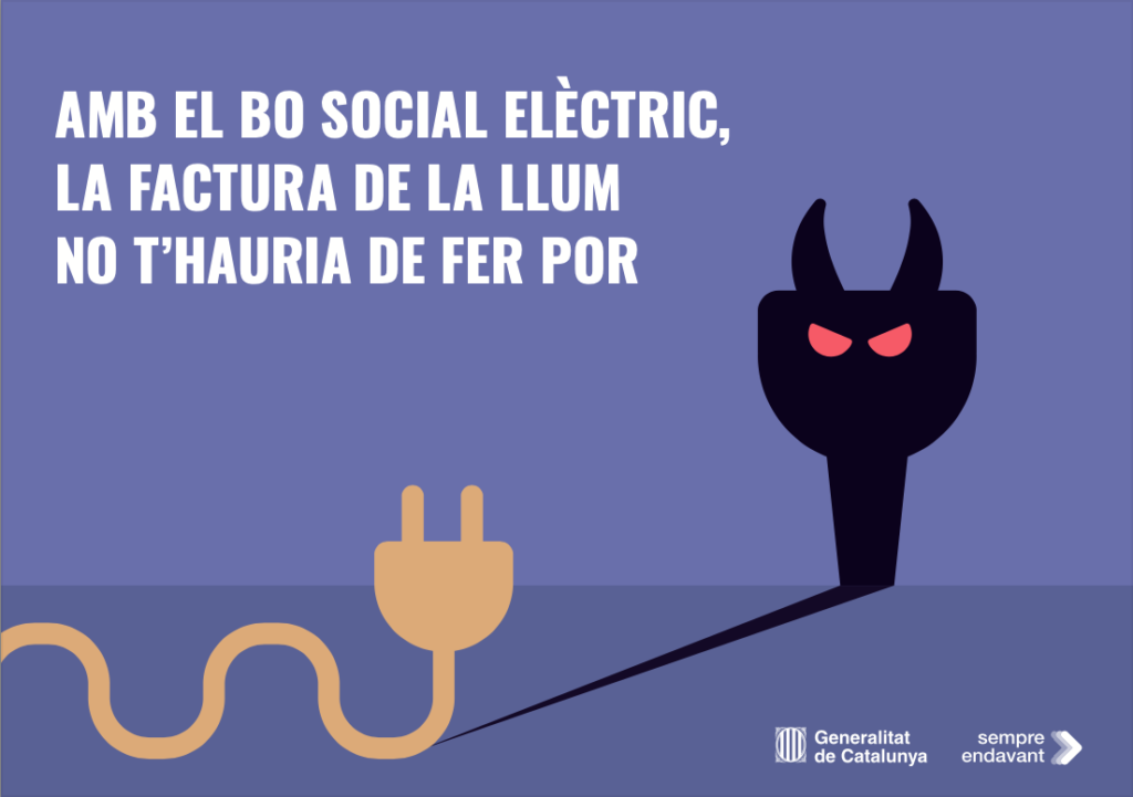 Campaña del Bo Social Elèctric para la Generalitat de Catalunya