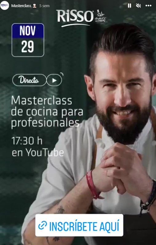 Masterclass de cocina Risso