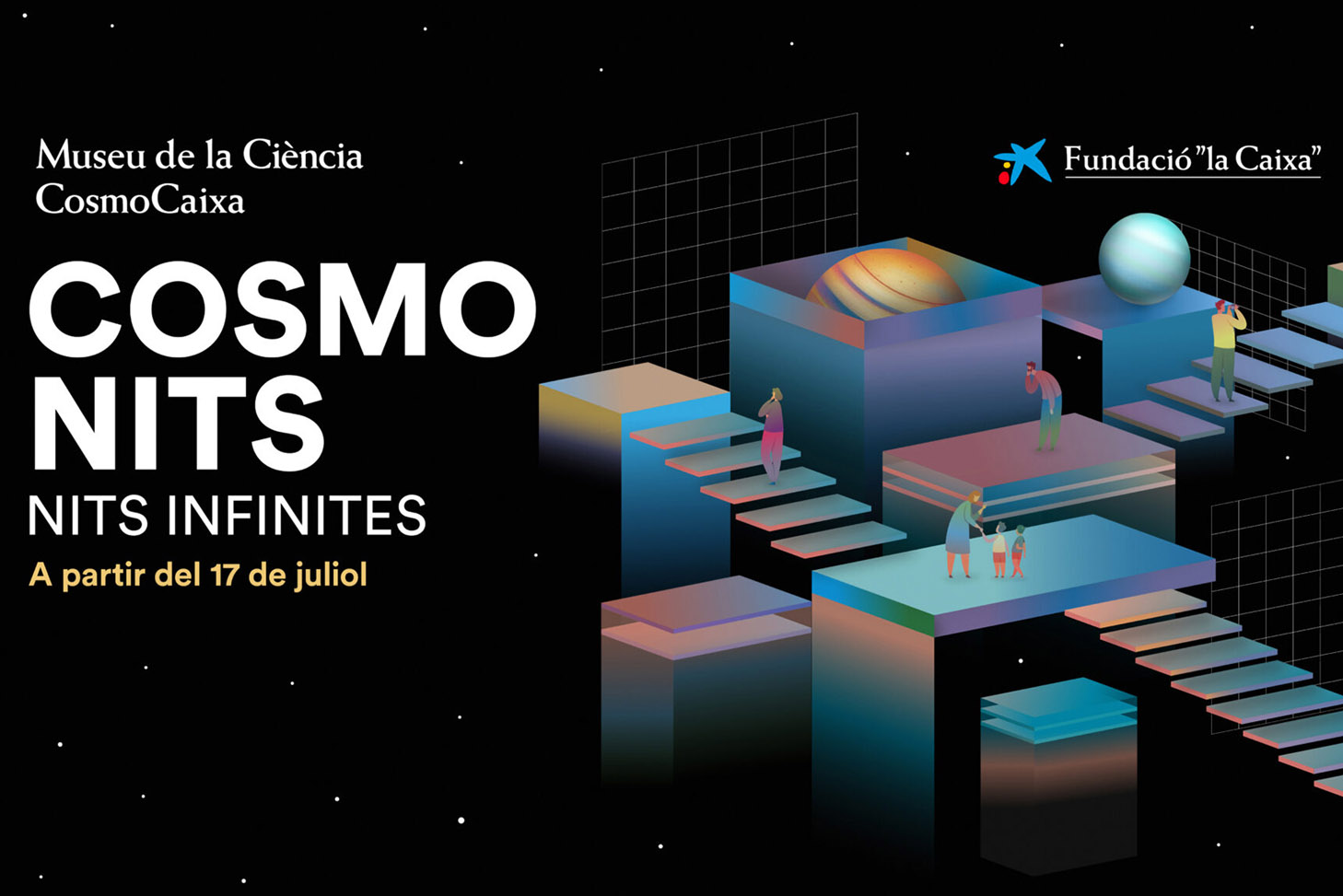 Noches infinitas: identidad visual que explora las matemáticas